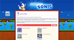 Desktop Screenshot of mini-jeux-sonic.com